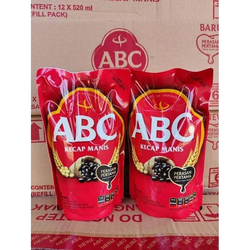 

New kecap manis abc refil pouch 625gramPremium