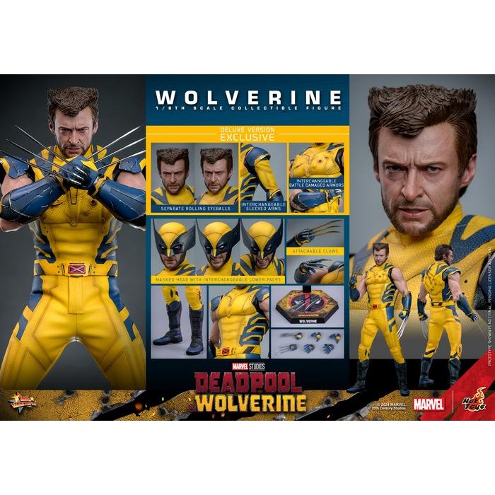 Hot Toys Wolverine Deadpool & Wolverine Deluxe MMS 754