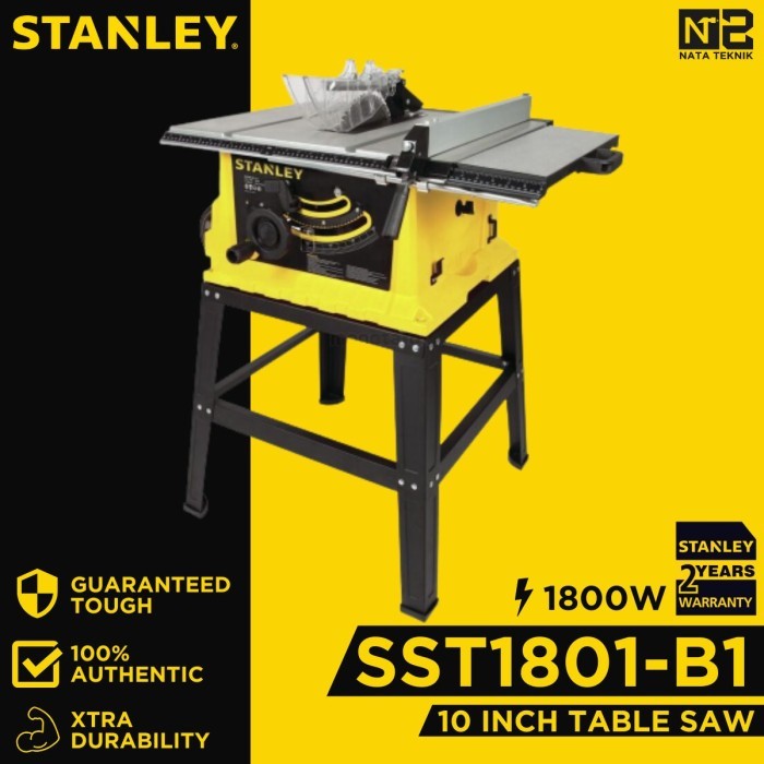 Mesin Meja Potong 10 inch table saw SST1801 STANLEY SST 1801