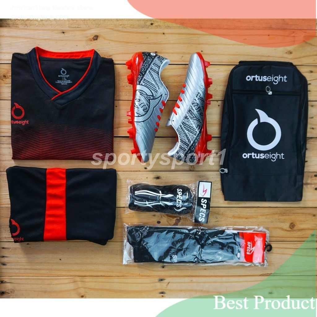 FREE JERSEY Tas Kaos Kaki & Deker SEPATU BOLA Ortus Ortuseigh Catalyst Cypher BBS Marvelous Paket/Mu