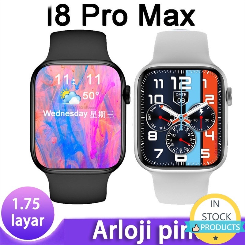  SmartWatch i8 Pro Max series 8 Smartwatch Bluetooth Smartwatch Heart Rate Jam Tangan Pintar Pria Wa