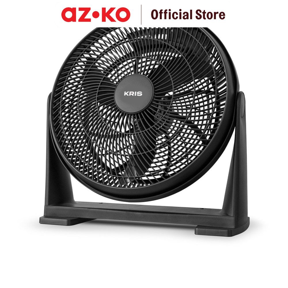 AZKO Kris 16 inci Kipas Angin Meja 55 watt - Hitam Desk Fan Penyejuk Ruangan Kipas Baling Baling Ele