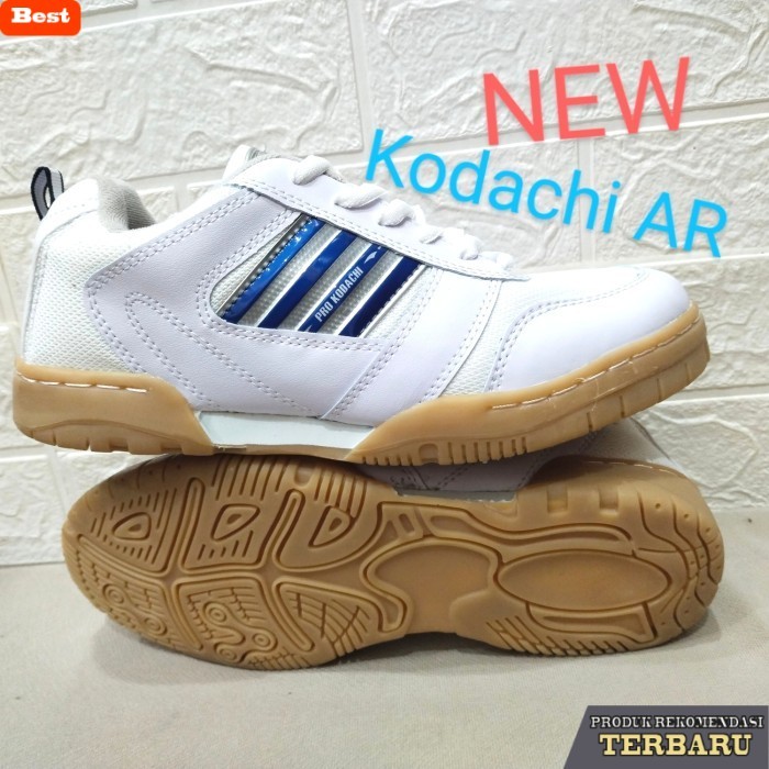 rekomendasi sepatu olahraga brand lokal Sepatu badminton Kodachi putih biru - 37