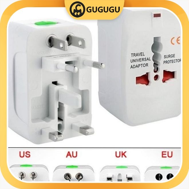 Ready-Adaptor Charger | Adaptor Universal 2 USB Charger Travel Adaptor | Adapter Travel | DIGITRAVEL