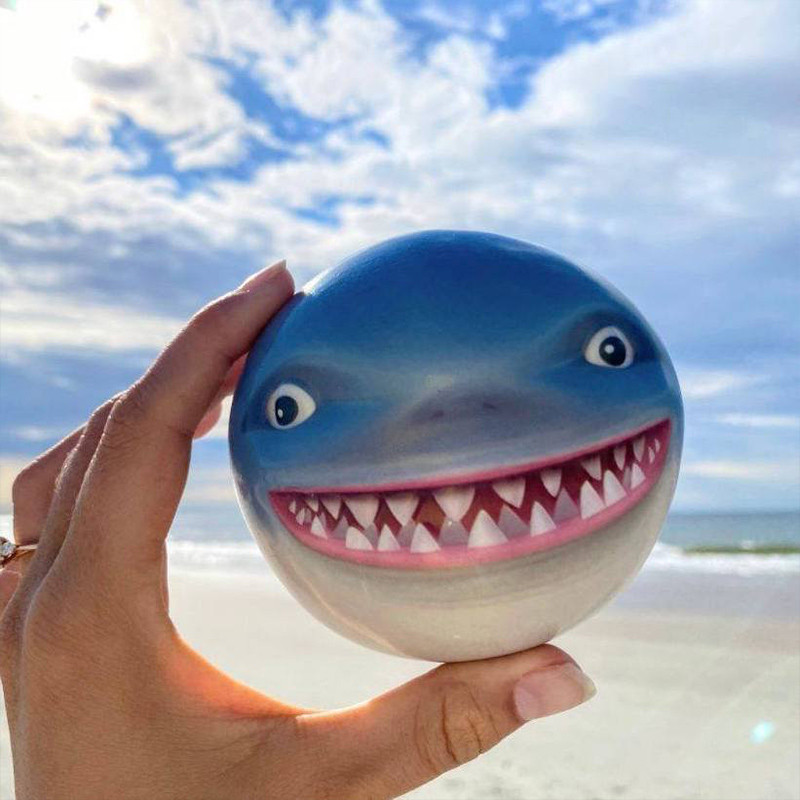 Waboba Shark Water Bouncing Ball Outdoor Sports Camping High Bounce Bouncing Ball Adult Children Toy