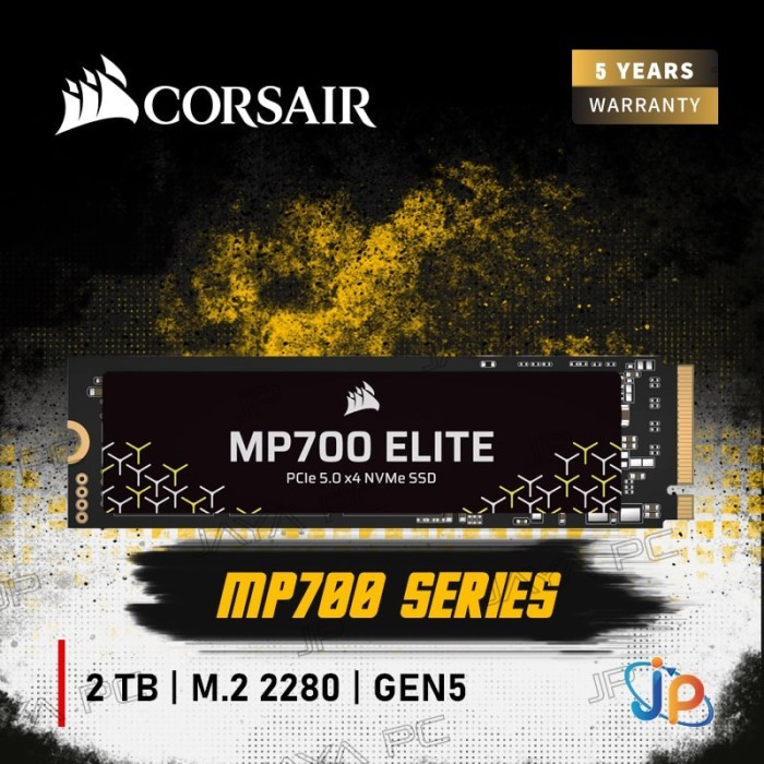 Corsair SSD MP700 Elite M.2 Pcie Gen5 Nvme 2280 2TB - M2 2 TB