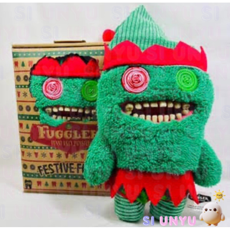 Fuggler Christmas Edition Festive Fuggs Funny Ugly Monster Fugler Natal Kado Boneka Hadiah Anak Kid