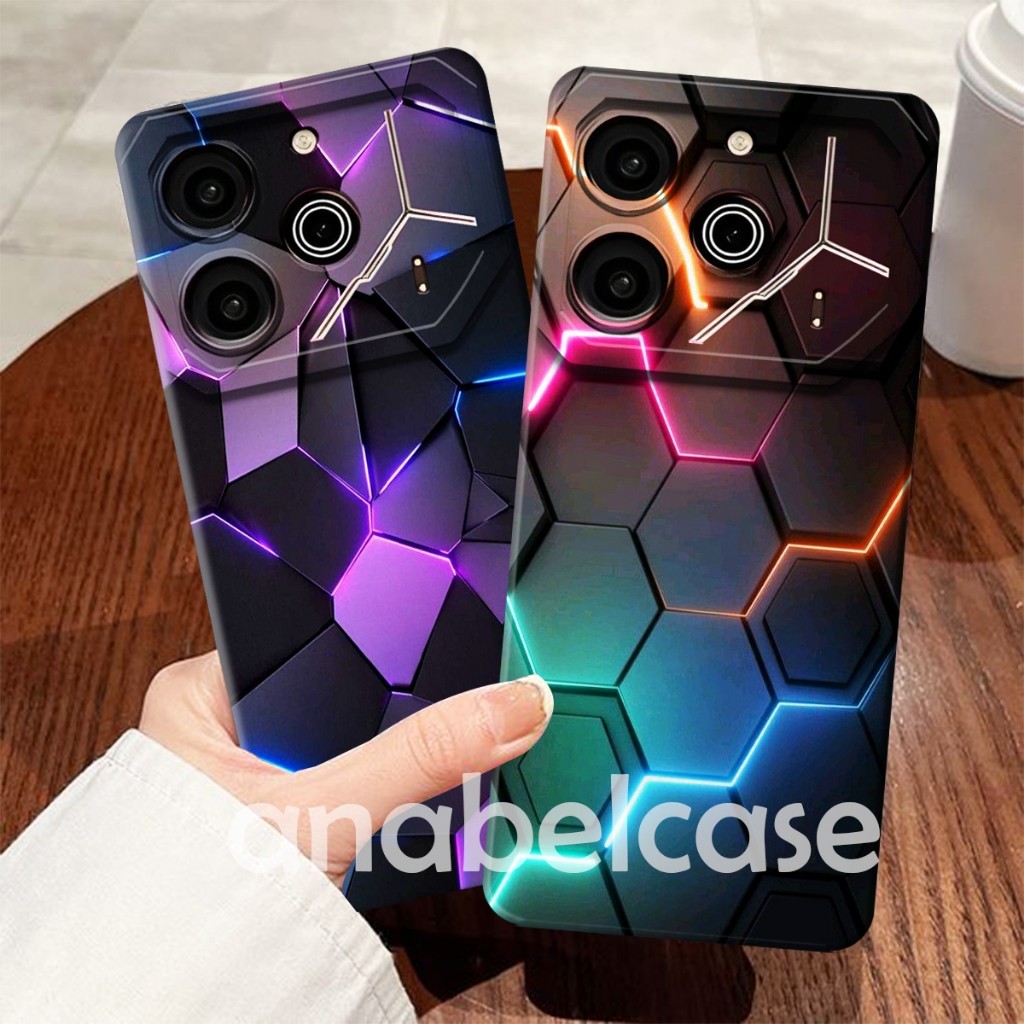 Softcase Tecno pova 6 / pova 6 pro / pova 5 / pova 5 pro  Motif Abstrak  -  Case tecno - Case pova  