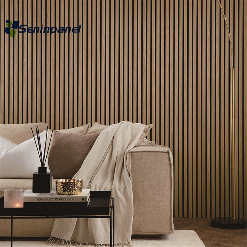 Akupanel Acoustic Panel Hotel Ceiling Wood Akupanel PET Acoustic Composite Art Acoustic Slat Wall Pa