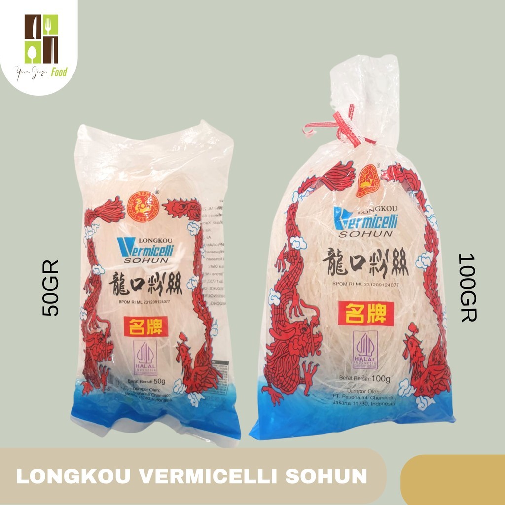 

Sohun Longkou Vermicelli / Soun Naga Kemasan 50gr & 100gr