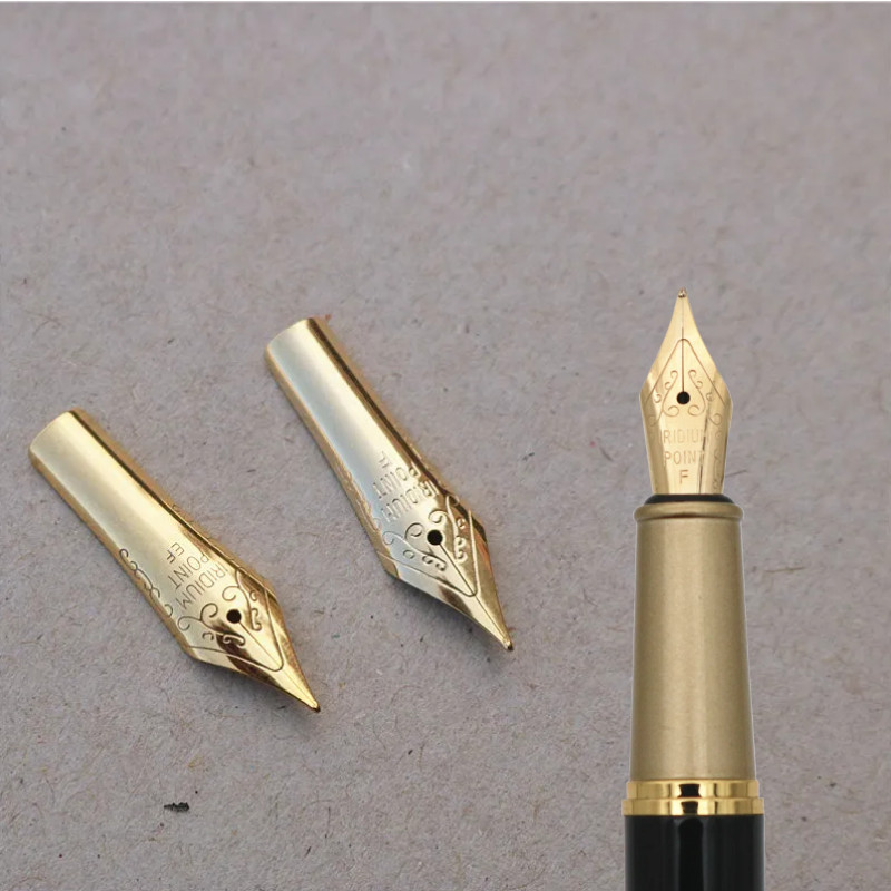 

fountain pen pen Tip golden iridium nibpen tip F 0.5mm EF 0.38MM