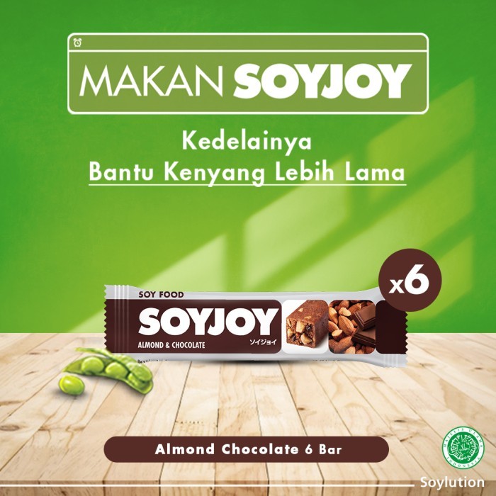 

SOYJOY ALMOND & CHOCOLATE Isi 6 Bar