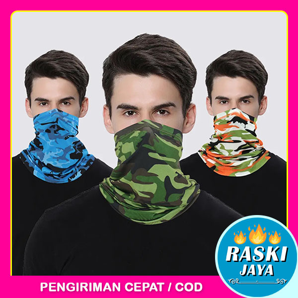 Masker Buff Ninja Motif Army Tengkorak Ranting / Masker Motor Helm Multifungsi / TS-120