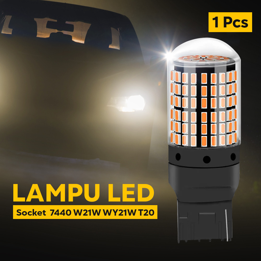 

- AILEO Lampu Sein Mobil LED Cross Flow 3014 SMD 7440 1 PCS - 3014 -