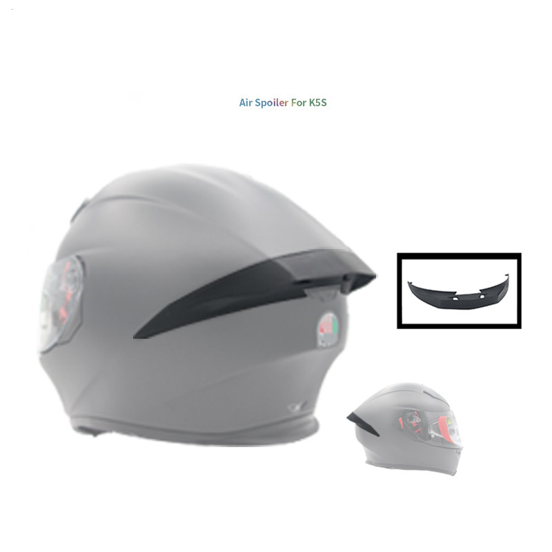 For AGV K5s Helmet Decoration Accessories Motorcycle Rear Helmet Spoiler Case AGV K5s Racing Helmet 