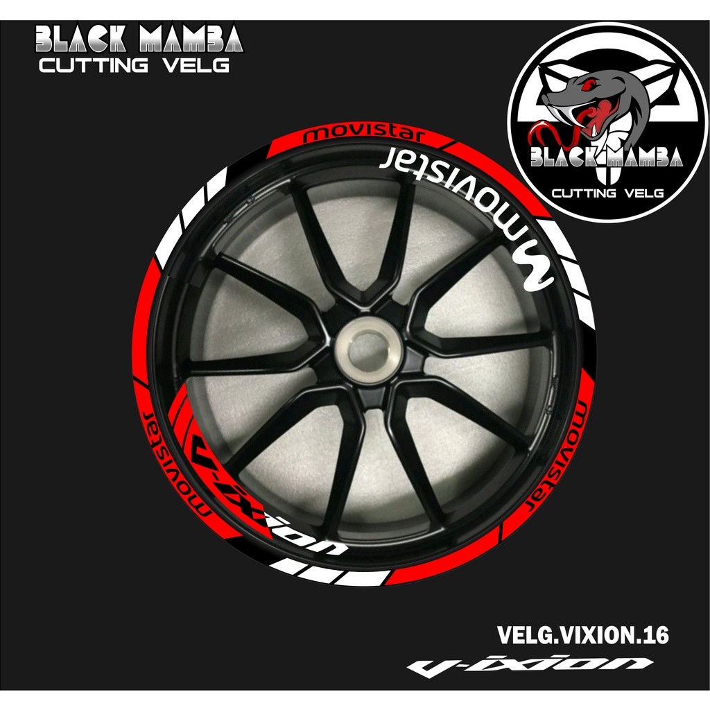 Cutting Sticker Velg Vixion - Stiker Lis List Variasi Ban/velg Yamaha Vixion