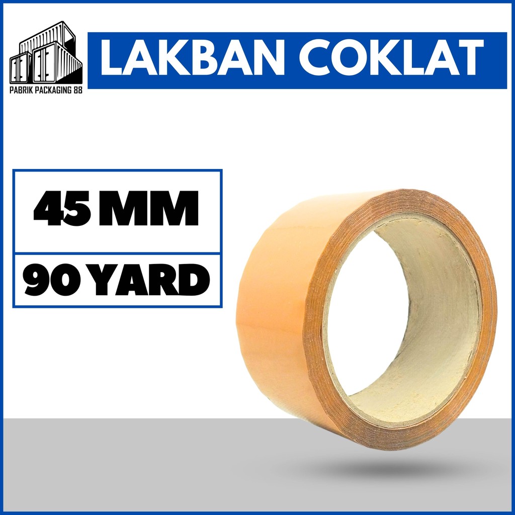 

Lakban Solatip Isolasi OPP Coklat 2 Inch 45mm x 90 Yard 45micron MURAH Lakban Coklat Super 2 inch x 90 yard 45mm x 90yard setara daimaru Lakban OPP Coklat 2 Inch 90 Yard 45mm 48mm 2" 90Y Tape Plakban Isolasi