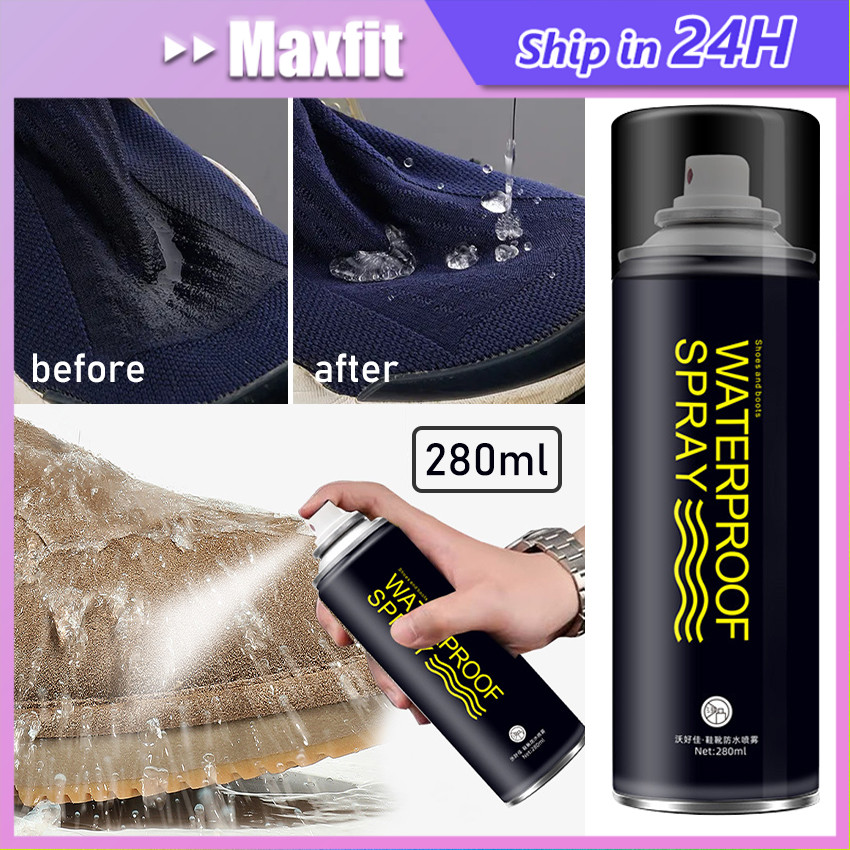 280Ml Water Repellent Spray Coating Sepatu Anti Air Efek Daun Talas Waterproof Spray Untuk Sepatu Ta