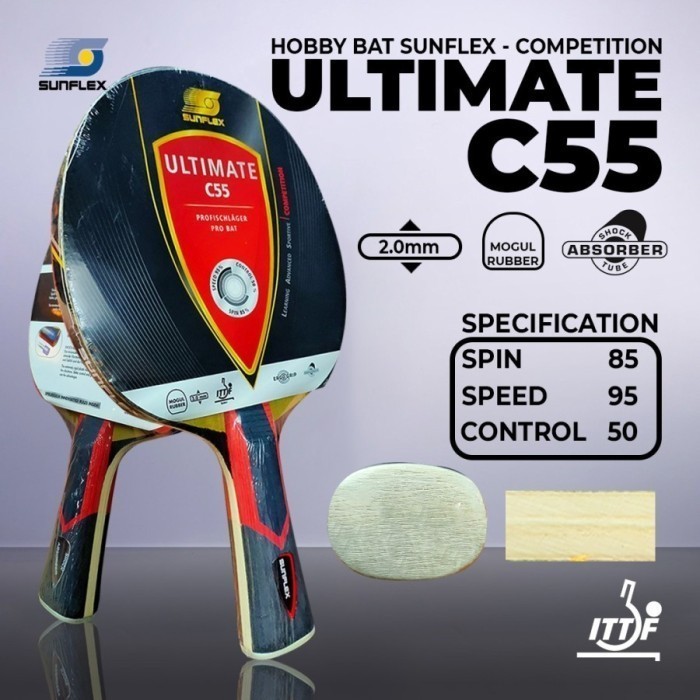 SUNFLEX Bat Ultimate C55 Bet Tenis Meja Pingpong