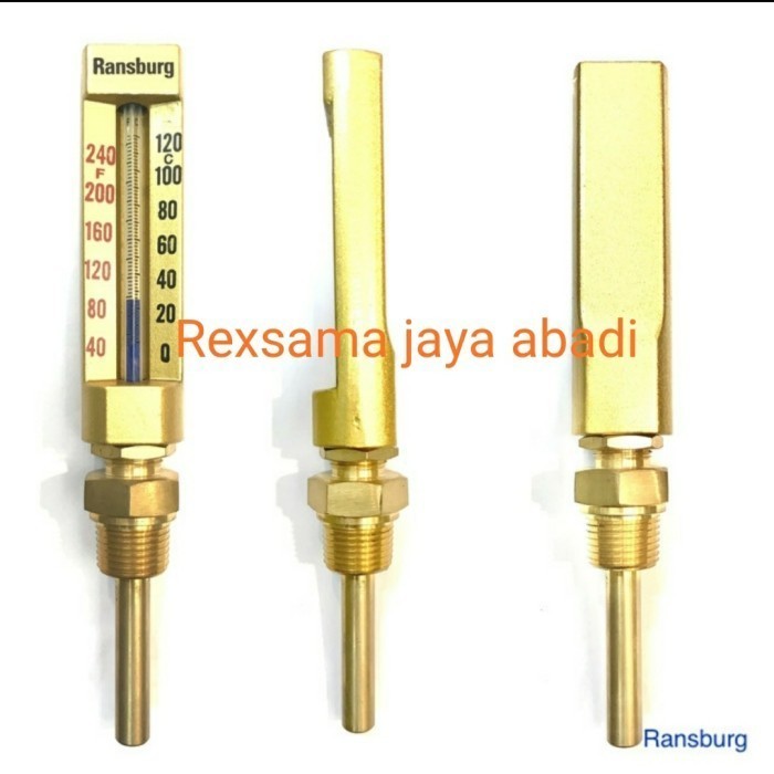 BB99 120 CELSIUS 40 mm (RTW 27) GLASS THERMOMETER RANSBURG