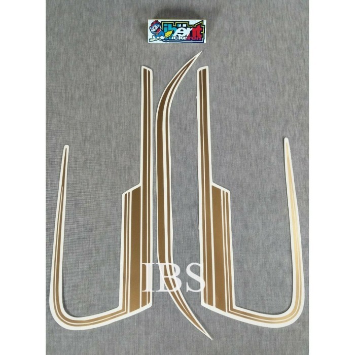 STRIPING RX K GOLD 1982 STIKER LIS YAMAHA