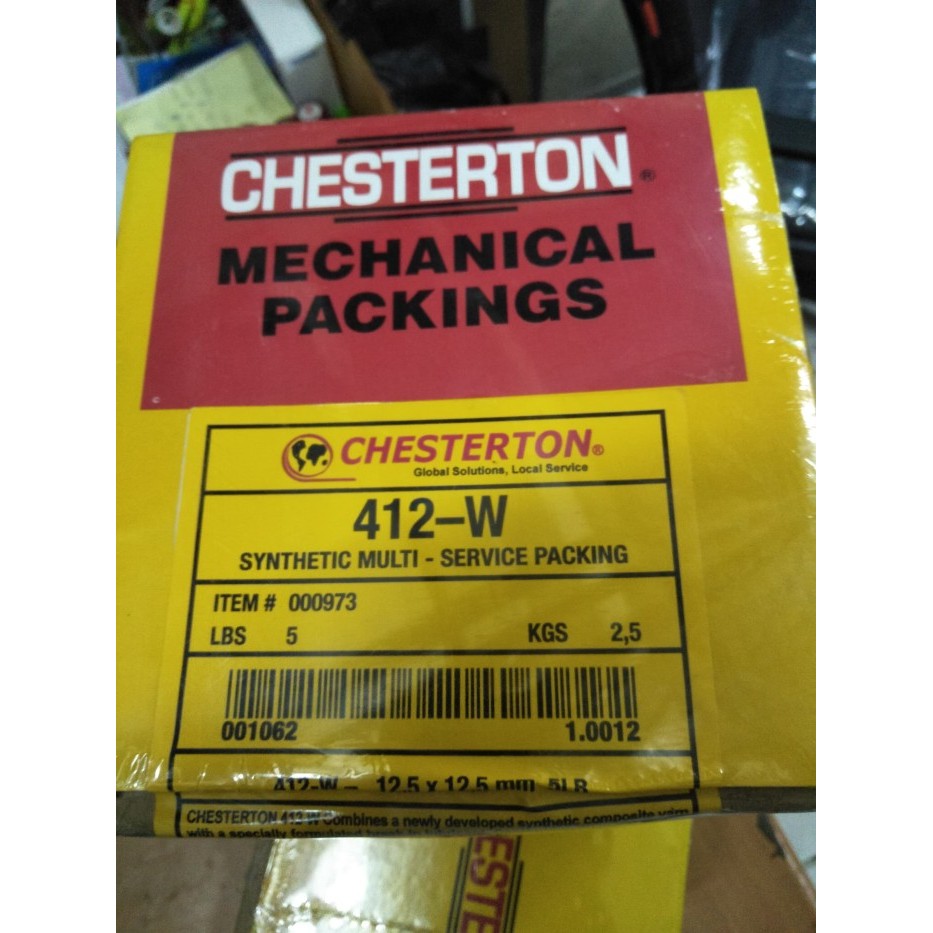 

jual Chesterton type 412-W 17mm x 17mm