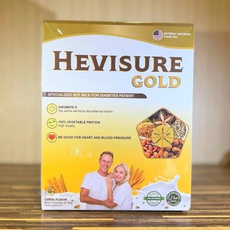 

HEVISURE Gold Milk Susu Diabetes Kencing Manis Menurunkan Kadar Gula Dengan Cepat Hevi Sure