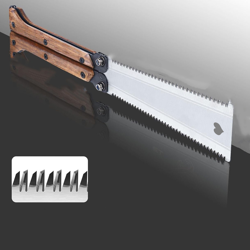 JIXIU Gergaji Kayu Lipat Foldable Butterfly Saw Double Side 31cm - JX3 X SERENITY