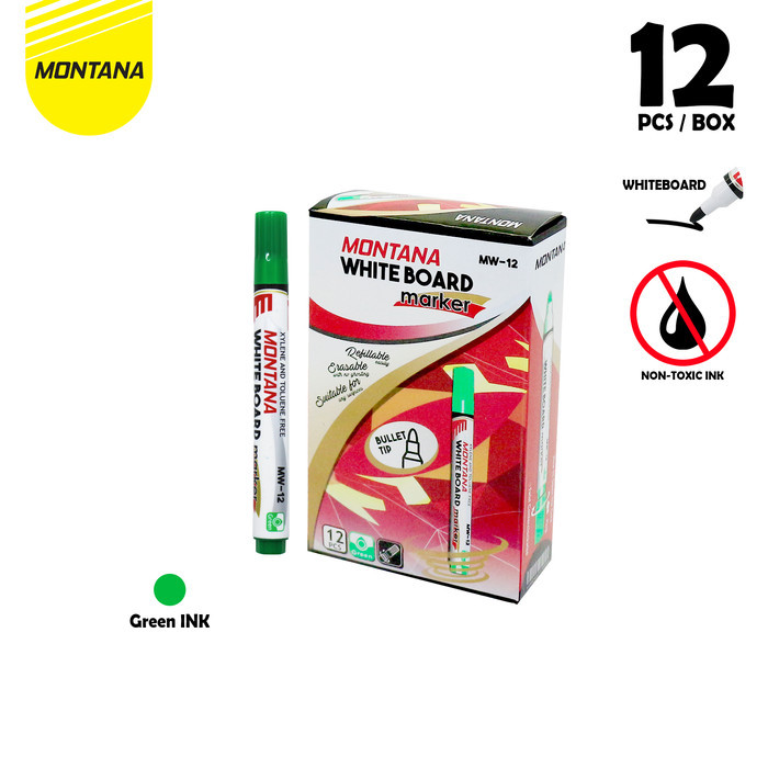 

MURAH MERIAH SPIDOL WHITEBOARD MONTANA (MW-12) - Hijau