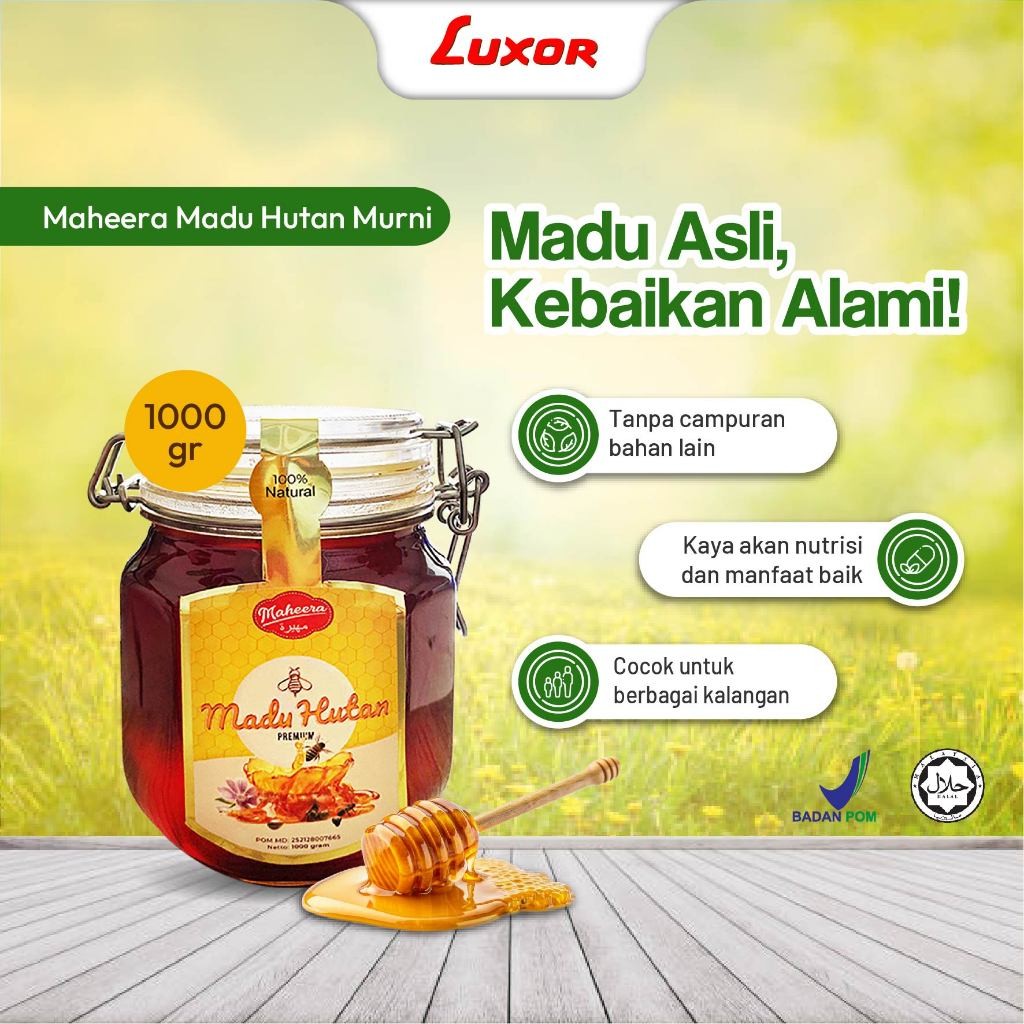 

Madu Hutan Maheera Kaya Antioksidan Penambah Stamina Netto 1000Gr Kemasan Berkualitas