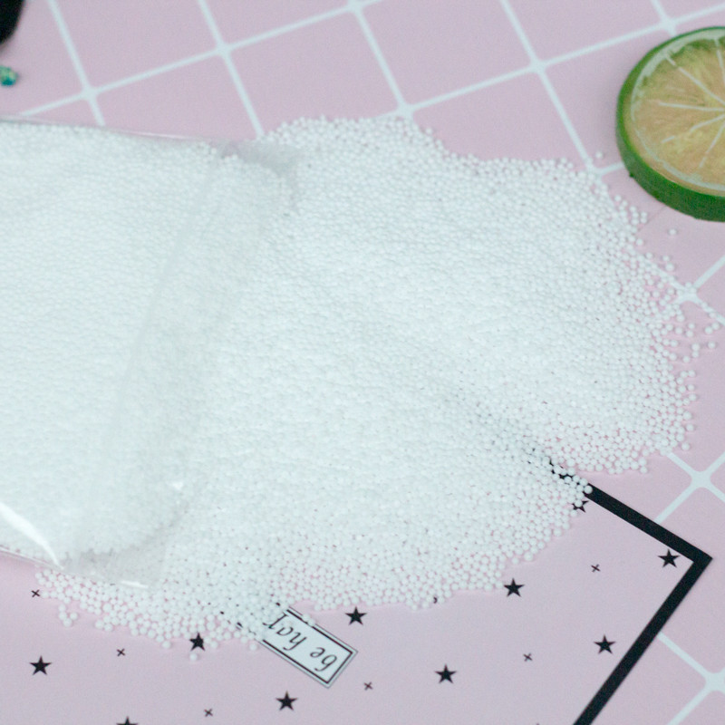 

500g/250g Wholesale Polystyrene Styrofoam Plastic Foam Mini Beads Ball DIY Assorted White Decorate Event Party Halloween