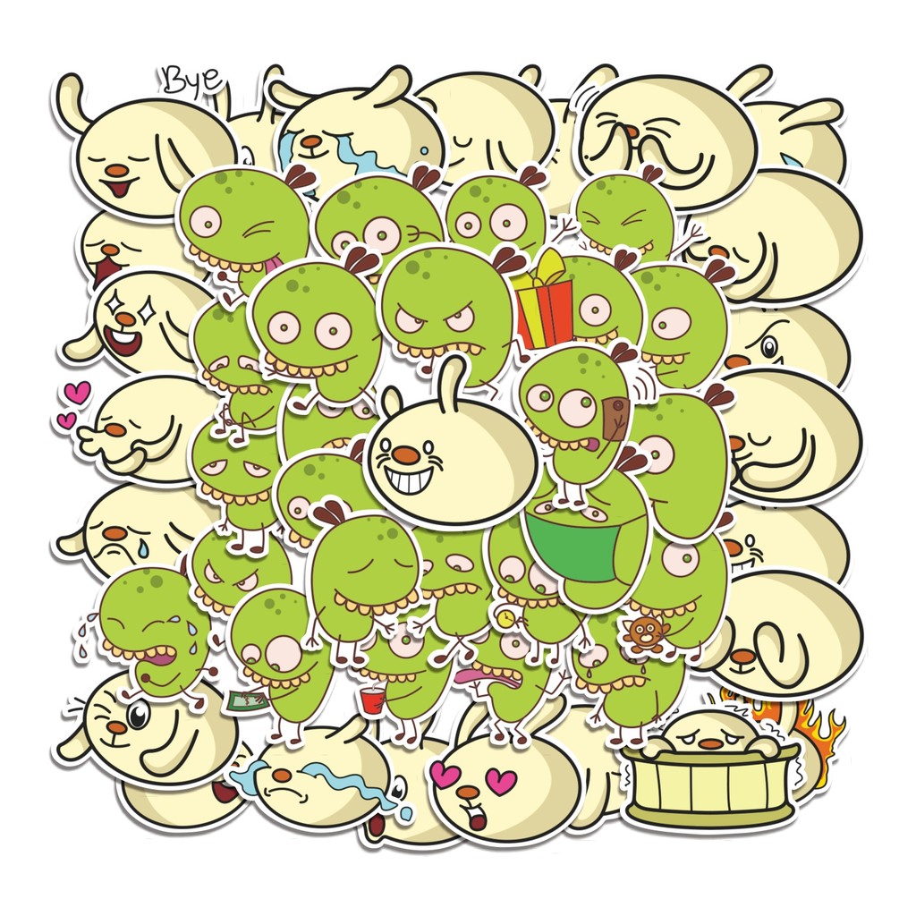 

COD 50 Pcs Stiker Macro And Wiggles Lucu Anti Air Untuk Dekorasi Notebook Sepeda Skateboard Handphone