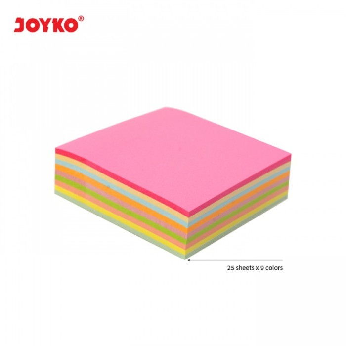 

Memo Sticky Notes Joyko MMS-3 Warna Rainbow Abg