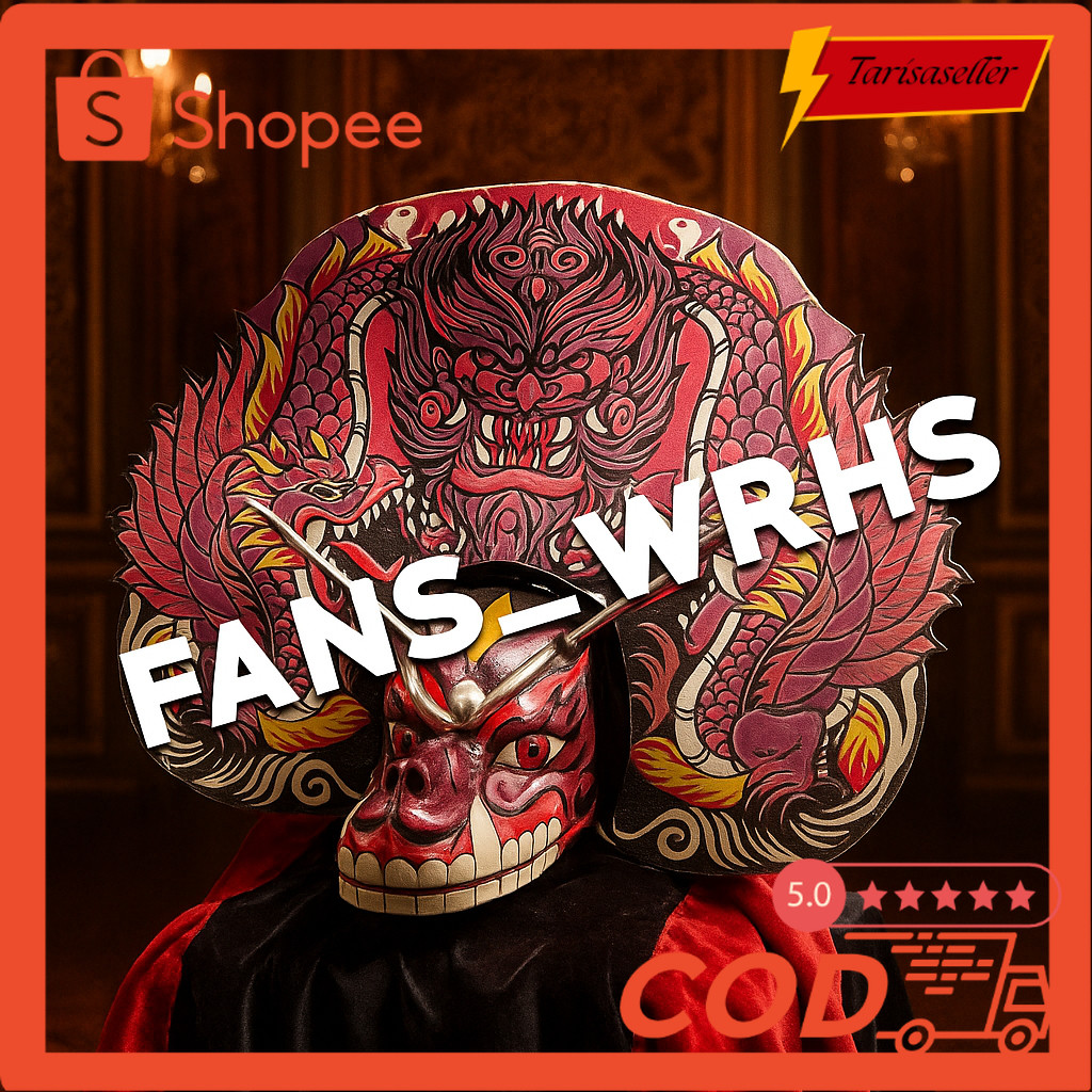 TS_S  Barongan Anak Ukuran Jumbo Spons Devil Barongan Spons Barongan Merah Barongan Murah Siap Kirim