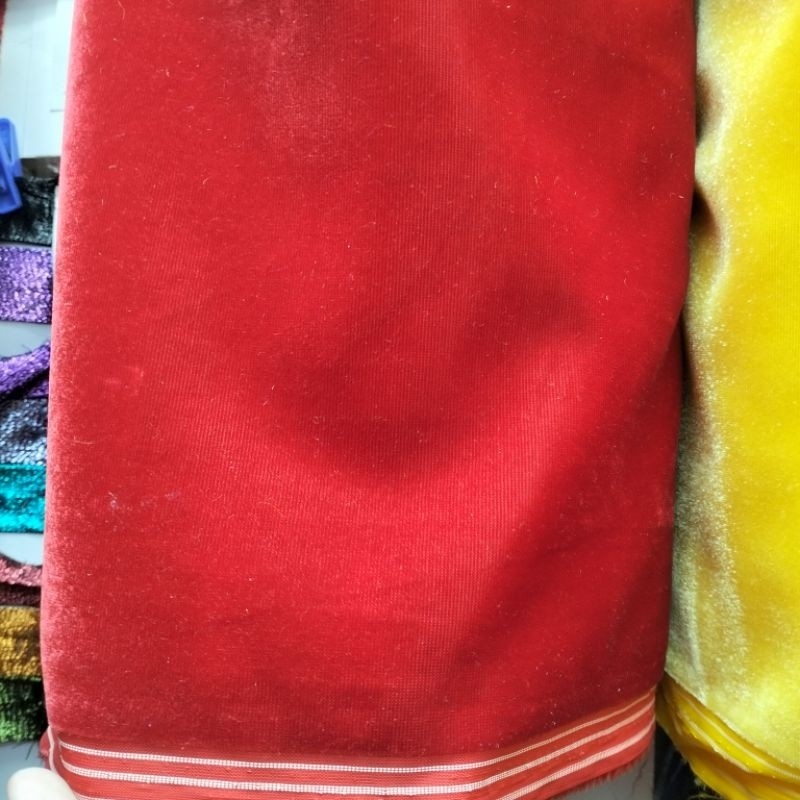 bahan kain bludru Martin Velvet original/kain bludru Martin Velvet import