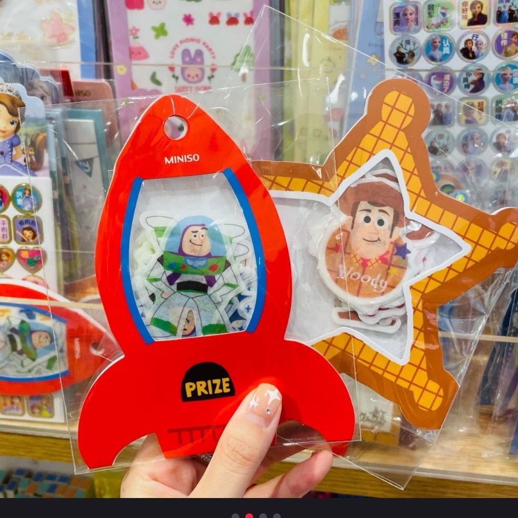 

Stiker Lucu Bulat Terlaris Toy Story Alat Tulis Asli Portabel