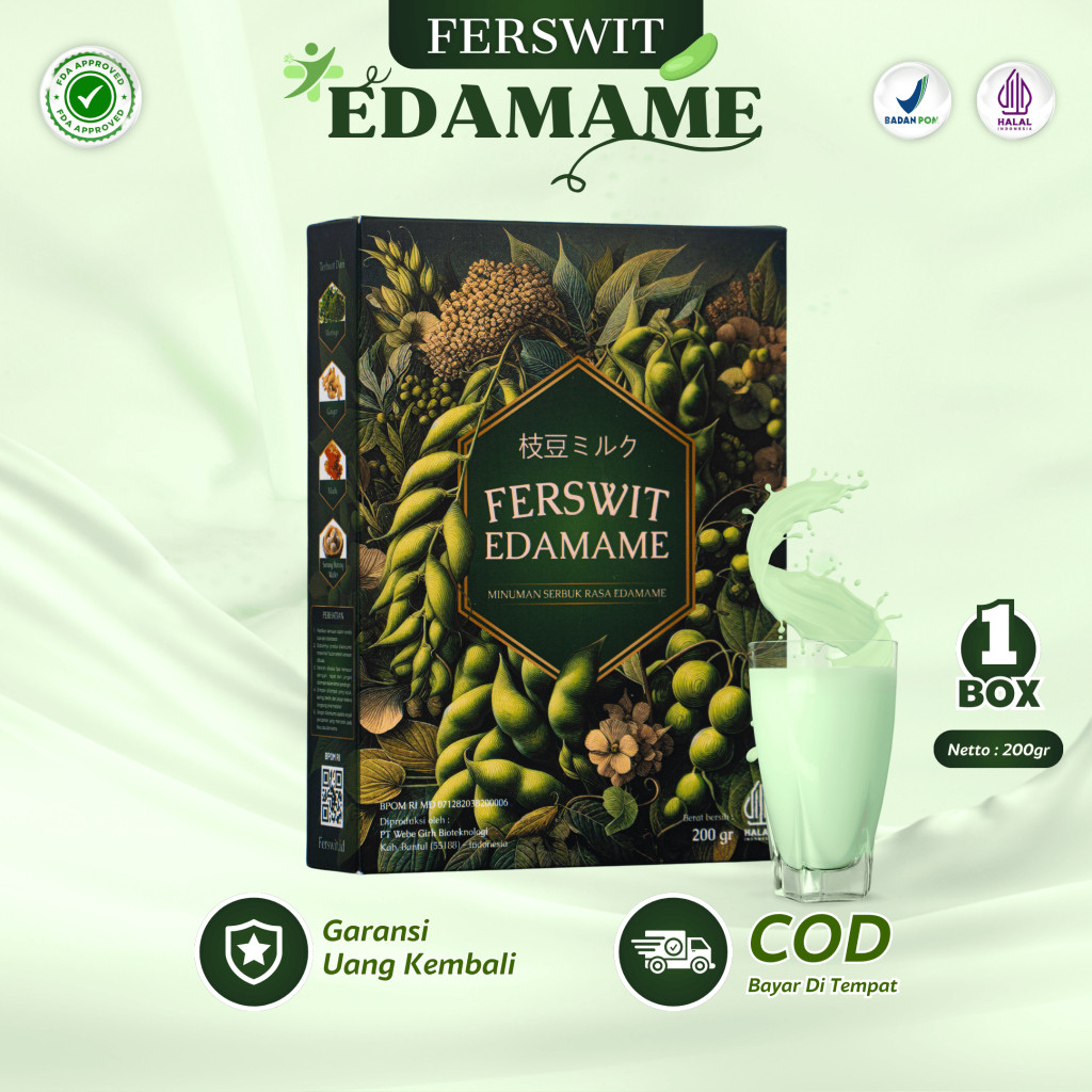 

Ferswit Susu Edamame Jepang Premium No 1 di Indonesia 100% Original 1 Box