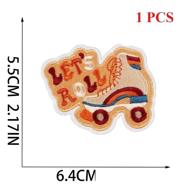 

Wind Chime Embroidery Cloth Sticker Embroidery Label Jungle Cheetah Patch Cartoon Sun Embroidery Sticker Bag Decoration Sticker