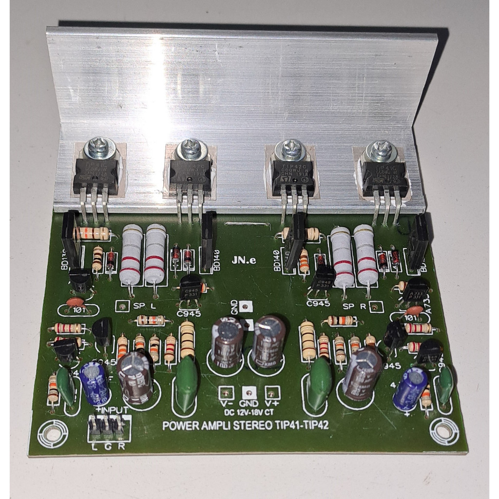 WOW KIT POWER AMPLI STEREO TIP41 TIP42