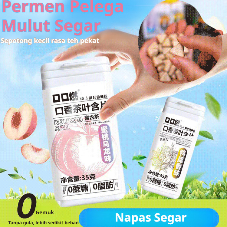 【Kirim dalam 24 jam】Permen Mint Bebas Gula Banyak Variant Rasa Permen Import Bikin Nafas Segar Tidak Bau /Permen Teh Nafas Segar