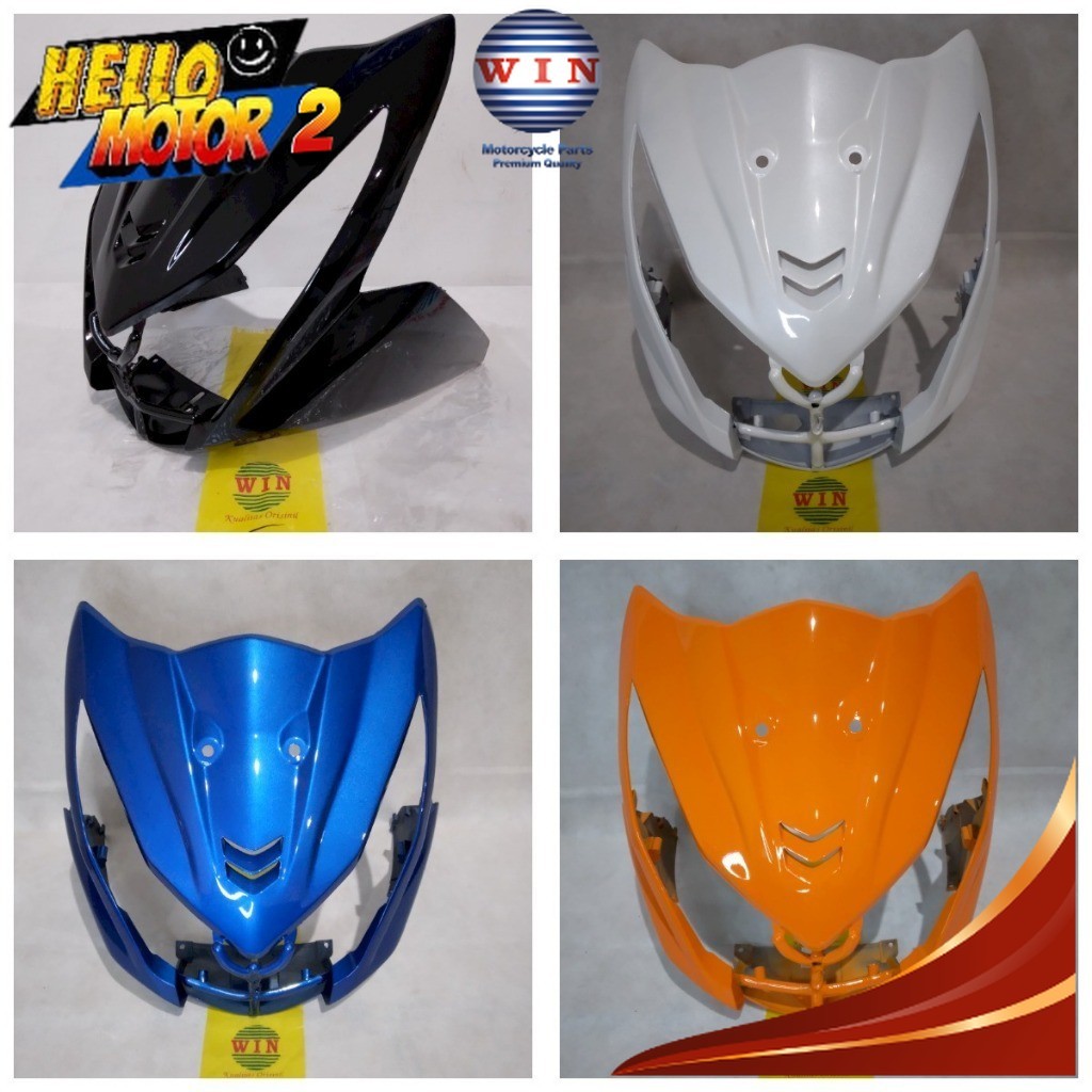Tameng Depan Beat FI 2012 2013 2014 2015 | front panel WIN | dasi motor honda injeksi original hitam