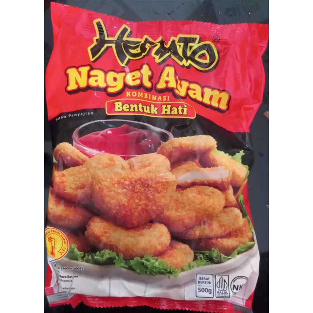 

NUGGET AYAM BENTUK HATI 500 GR - HEMATO