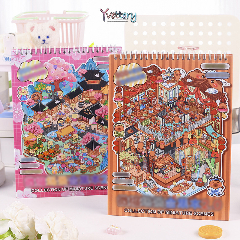 

❤️COD Miniatur Lanskap Stiker Besar 3D Rumah Dekorasi Gadis-Yy