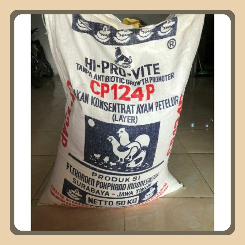 Hi Pro Vite Konsentrat Petelur CP124P Pakan Unggas Ayam Ternak 15Kg