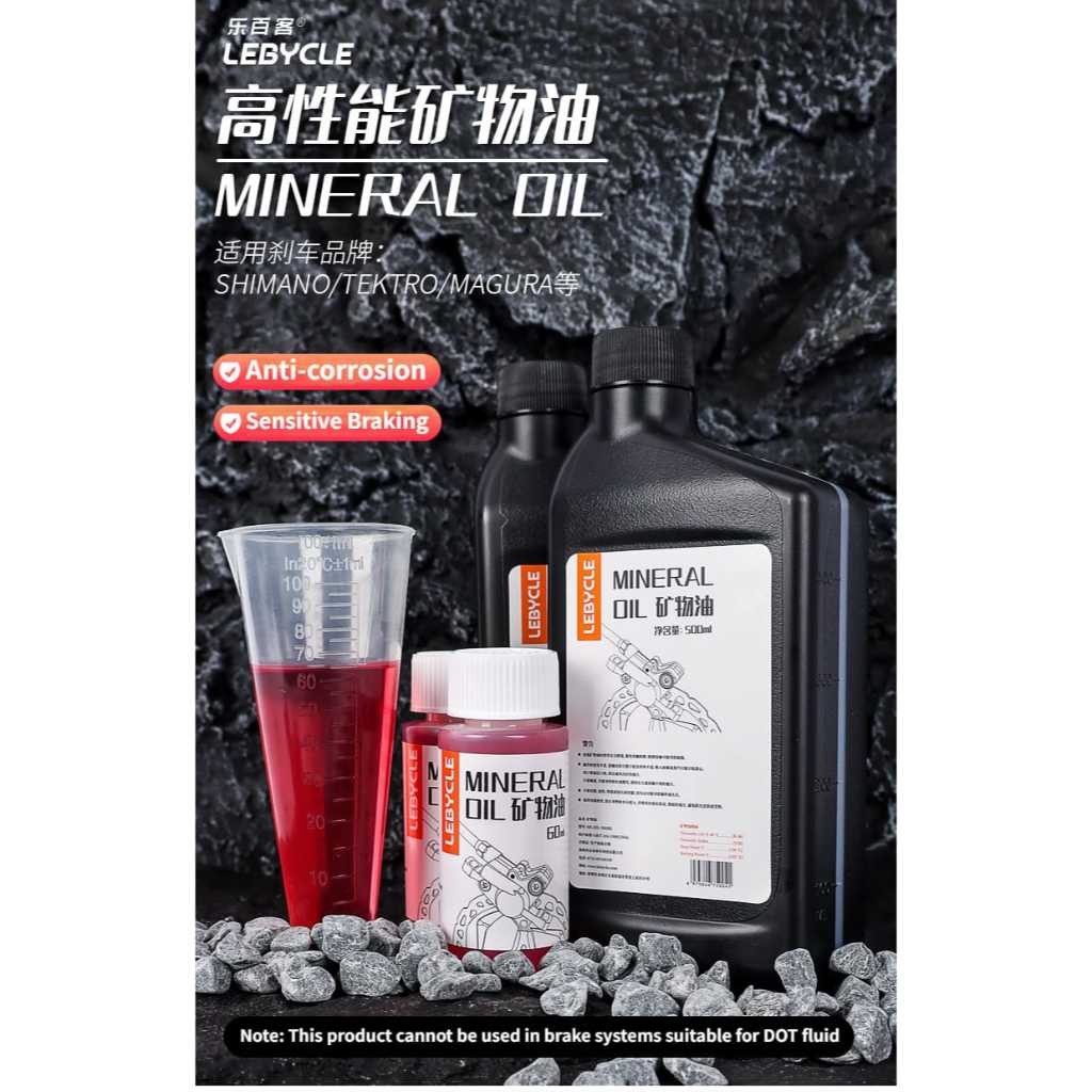 Shimano Tektro Mineral Oil 500ml 1 Liter Oli Rem Hidrolis Sepeda Hydraulic Minyak Rem Mineral Oil Sh