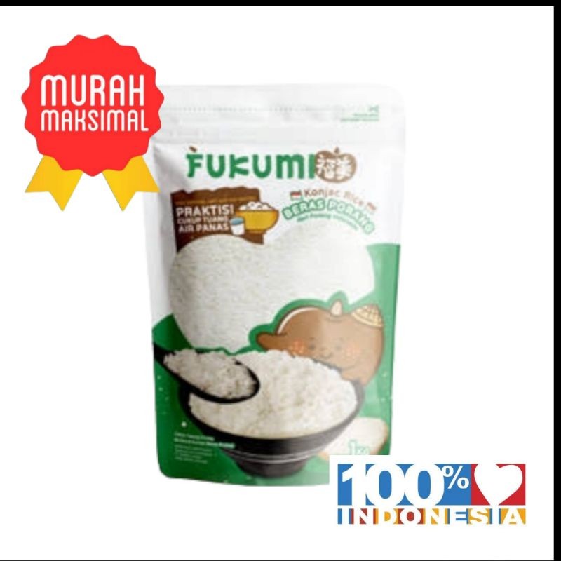 

Fukumi Beras Porang Pouch 1KG Diabtx n Diet Friendly