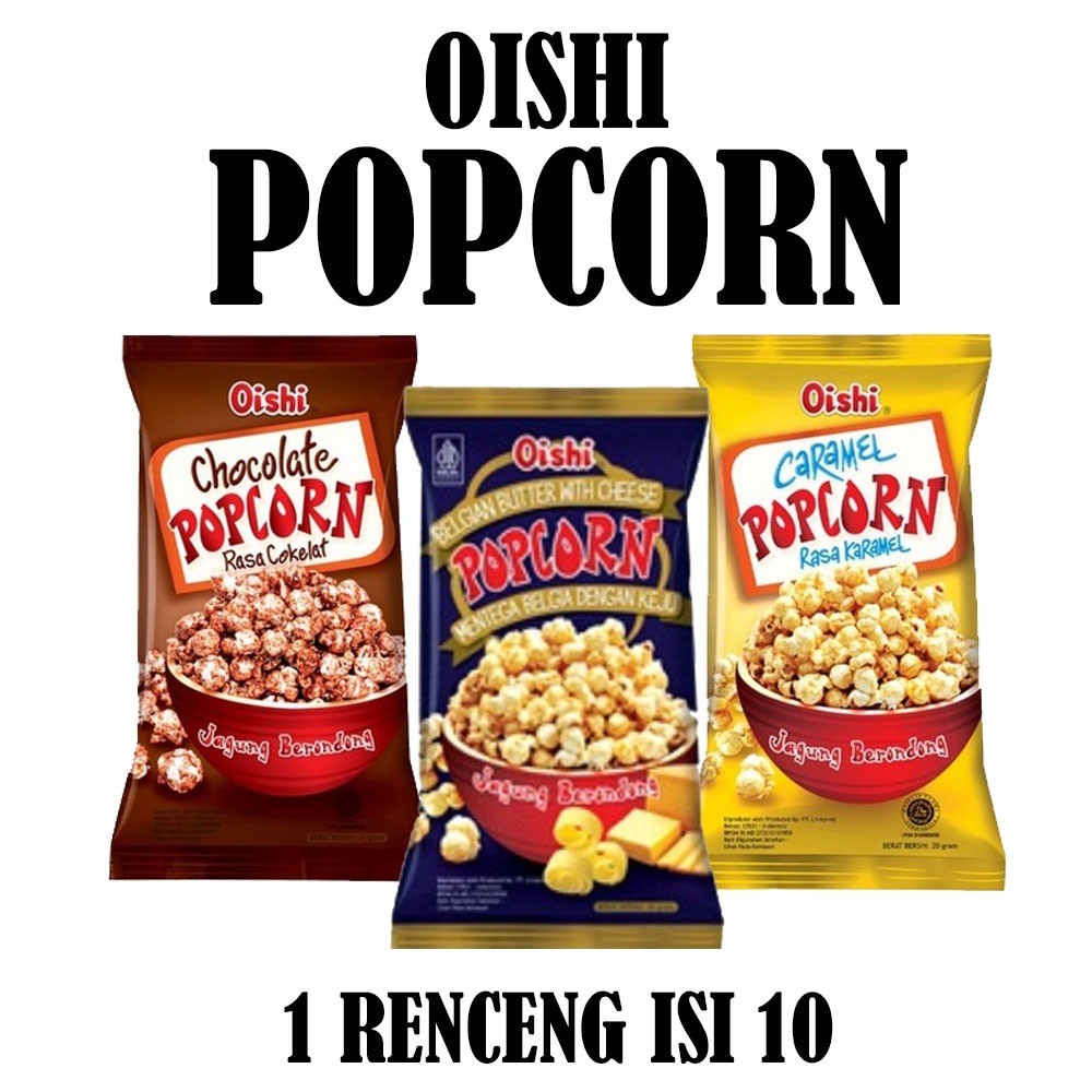 

OISHI POPCORN RENCENG ISI 10