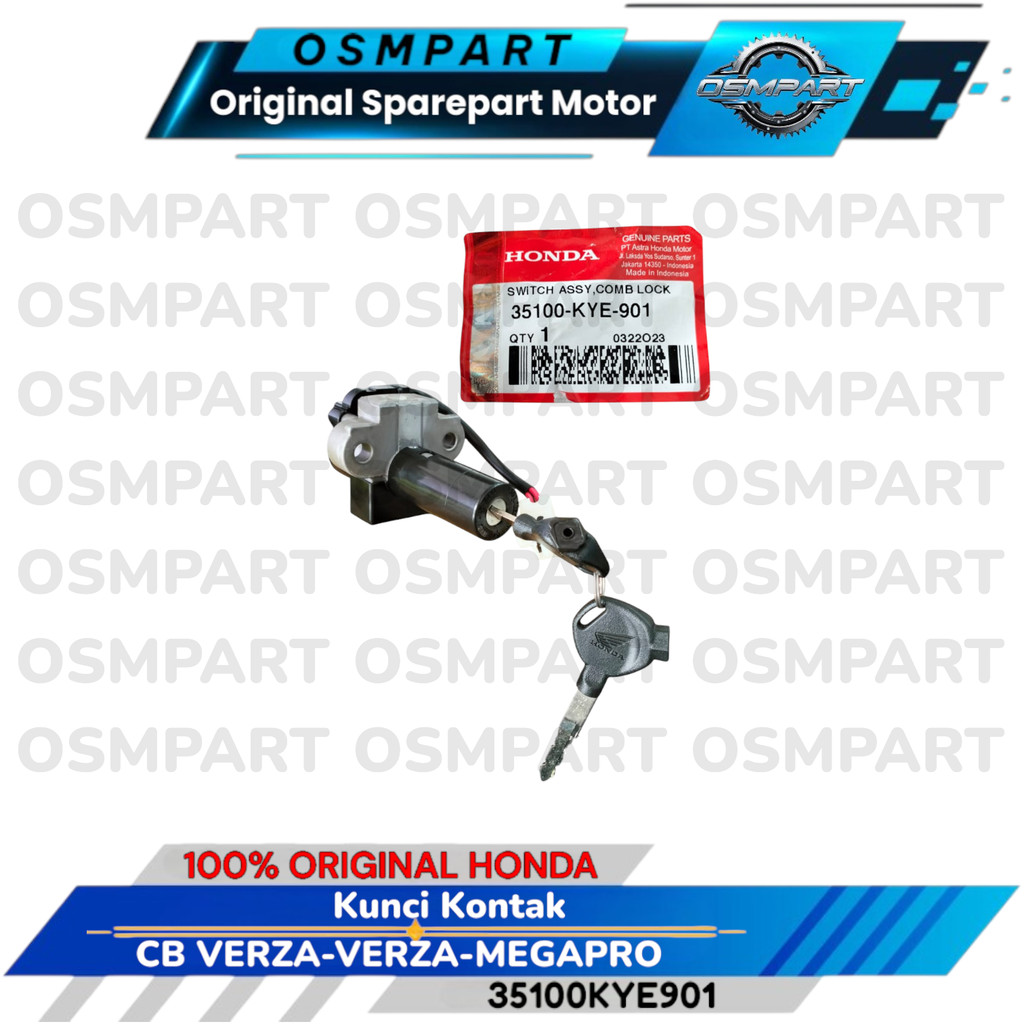 KUNCI KONTAK ONLY CB150 VERZA MEGAPRO NEW VERZA 150 HONDA ORIGINAL 35100KYE901