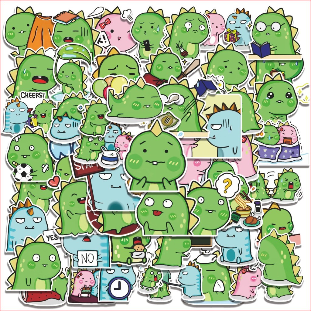 

COD 50 Pcs Stiker Chobosaurus Lucu Anti Air Untuk Dekorasi Notebook Sepeda Skateboard Handphone DIY