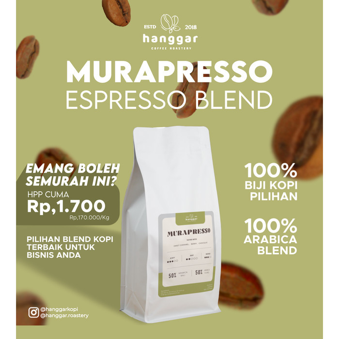 

MURAPRESSO ESPRESSO BLEND FULL ARABIKA BIJI KOPI